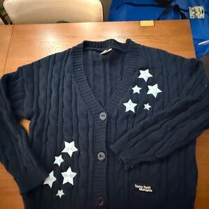 Taylor Swift Midnight Navy Cardigan with Stars